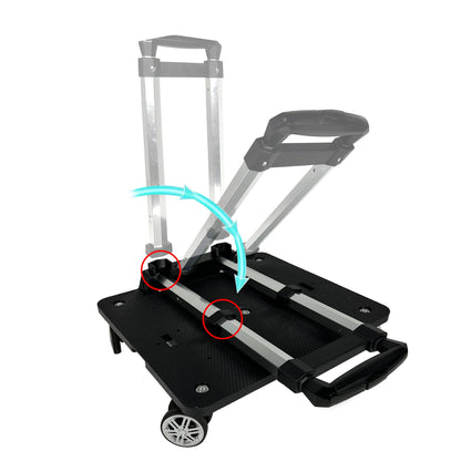 Mr. Peanut's Pet Carrier/Luggage Bag Spinner Luggage Cart