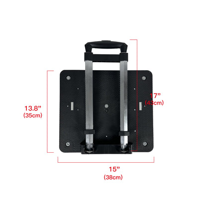 Mr. Peanut's Pet Carrier/Luggage Bag Spinner Luggage Cart