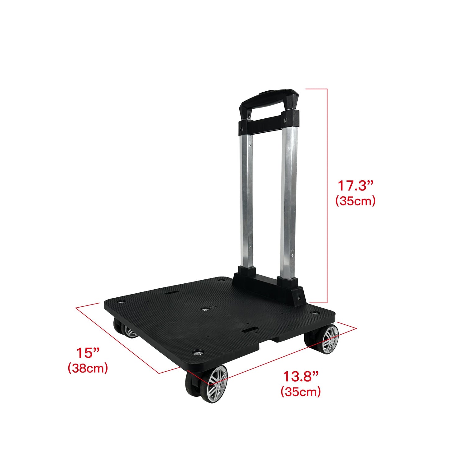 Mr. Peanut's Pet Carrier/Luggage Bag Spinner Luggage Cart