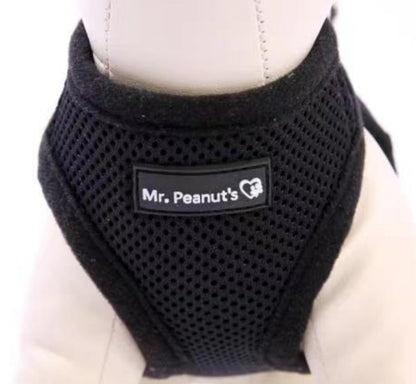 Mr. Peanut's PupTrek Soft Mesh Pet Harness with Matching Leash