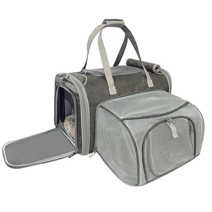 Mr. Peanut's Gold Series Standard Size Airline Compliant Expandable Pet Carrier V3.0