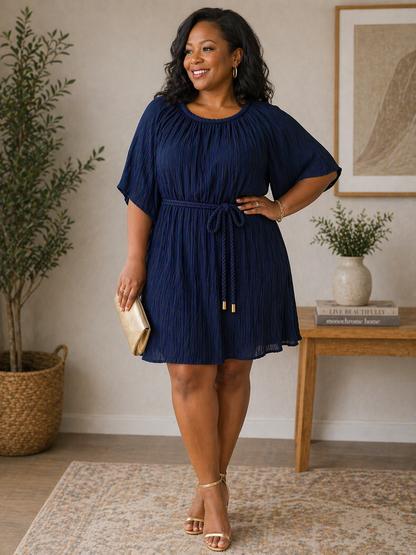 The Wardrobe Edit: Michael Kors Pleated Rope Belt Dress