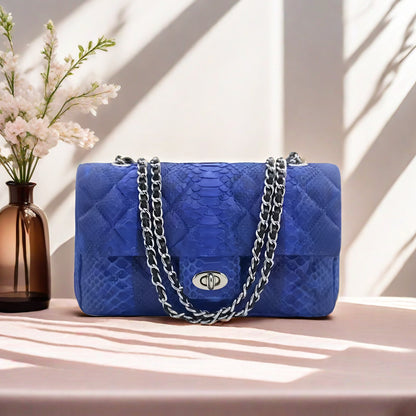 The Snakeskin Chain Crossbody