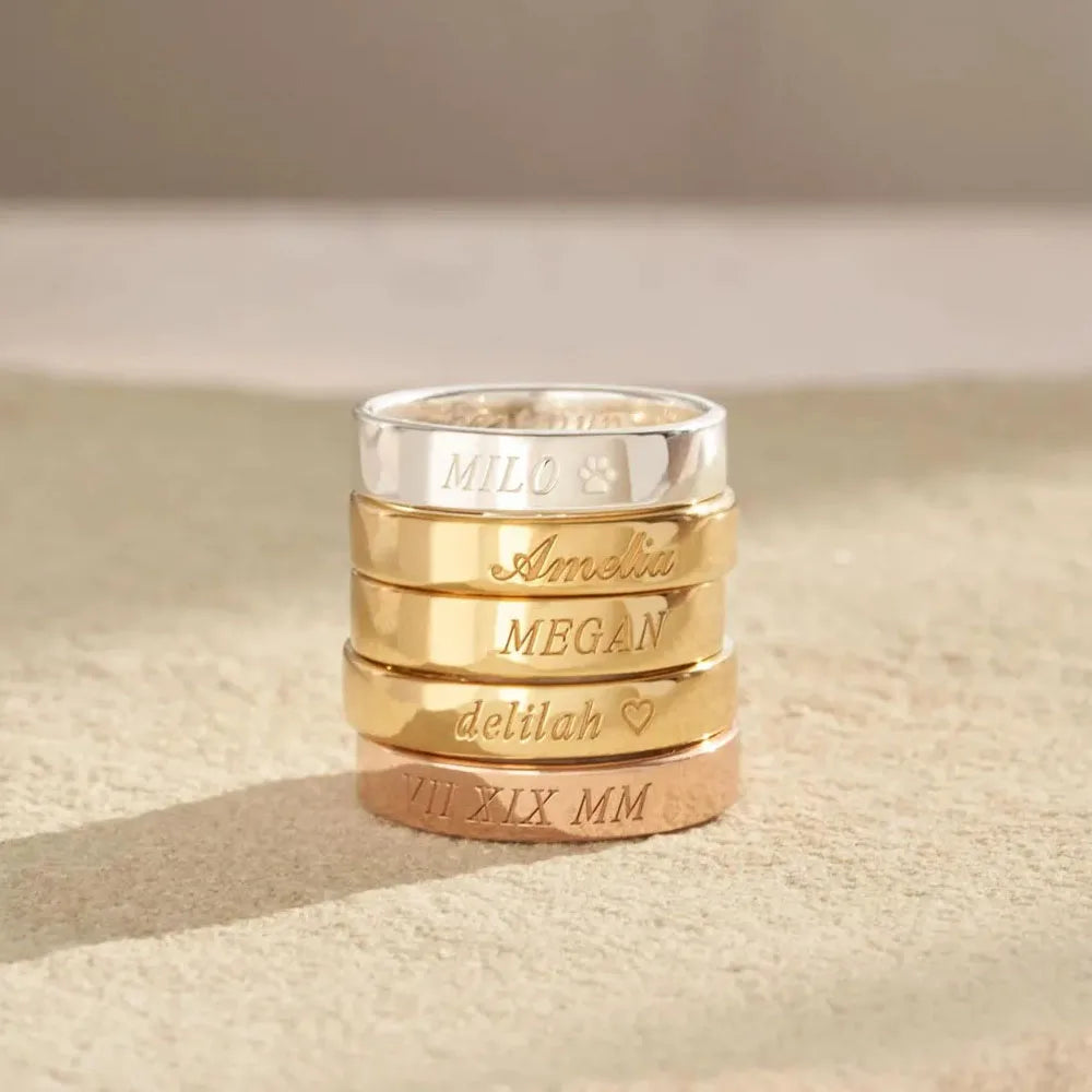The Keepsake Name Ring