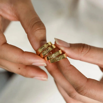 The Keepsake Name Ring