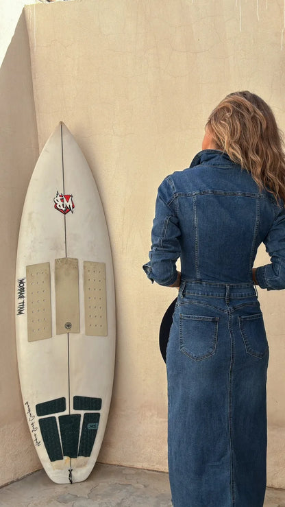 The Structured Denim Shirt Dress