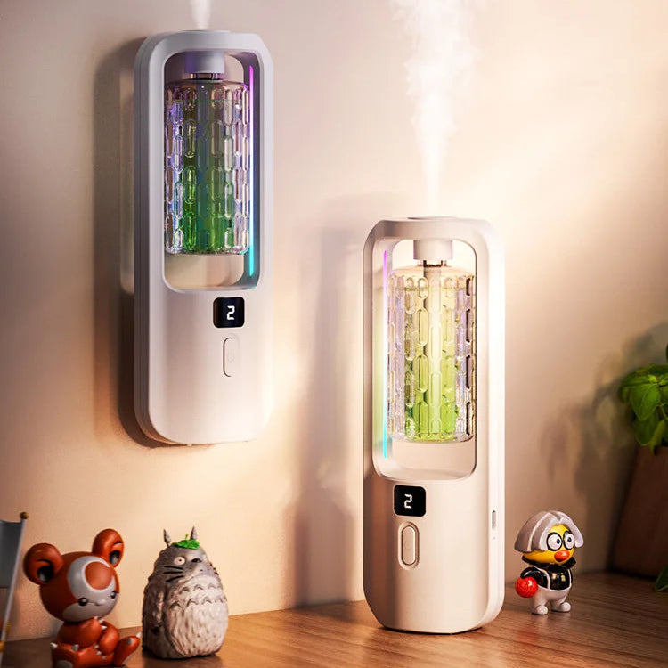 The Calm Mist Diffuser in white on a tabletop